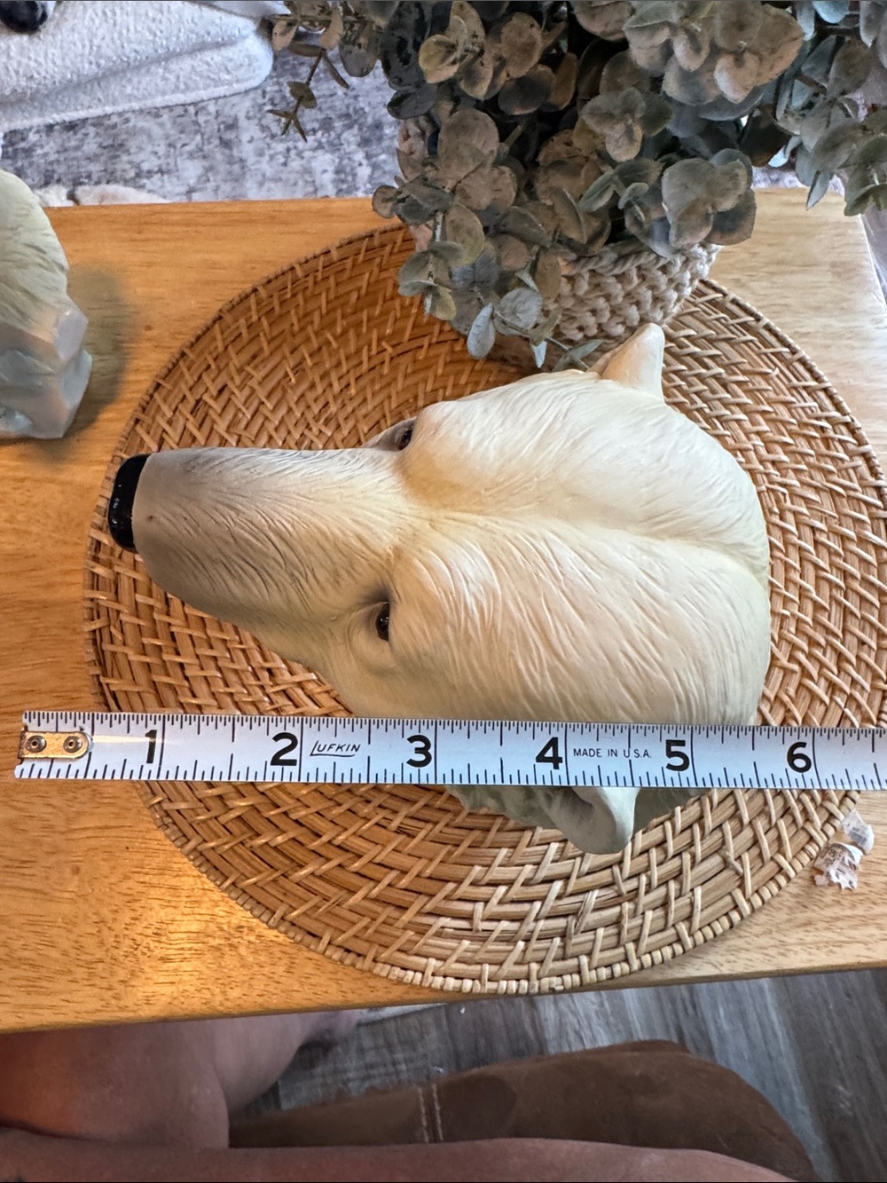 RESERVED NOT FOR SALE Polar Bear Large Figurine VTG EUC RESERVED - Picture 8 of 12